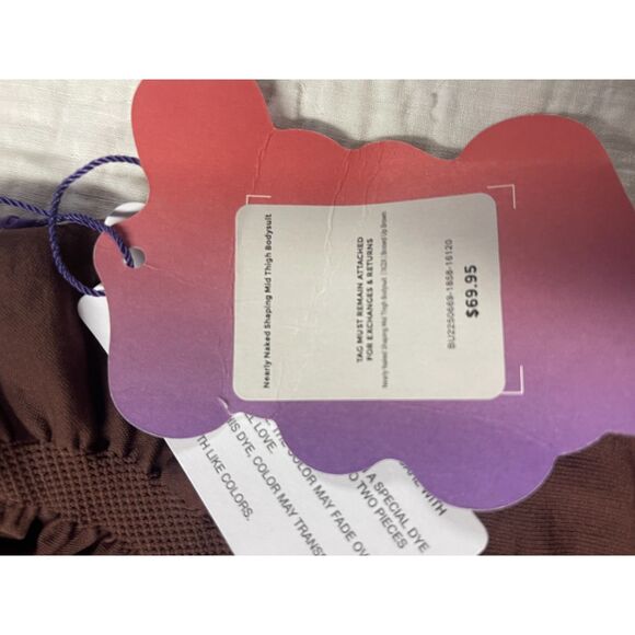 NWT Yitty Nearly Naked Shapewear Mid Thigh Shaping Bodysuit – Bossed Up Brown - Picture 11 of 11